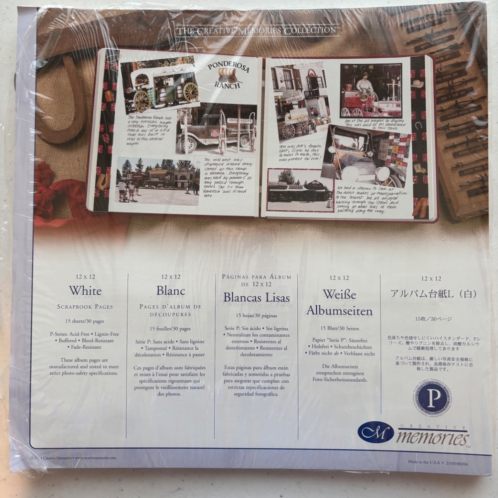 TWO SETS Original 12 x 12 Creative Memories Pages - Picture 2 of 5